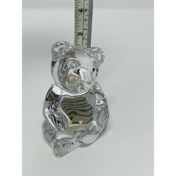 Vintage west Germany Princess house 24% lead teddy bear figurine paper weight - Picture 4 of 12